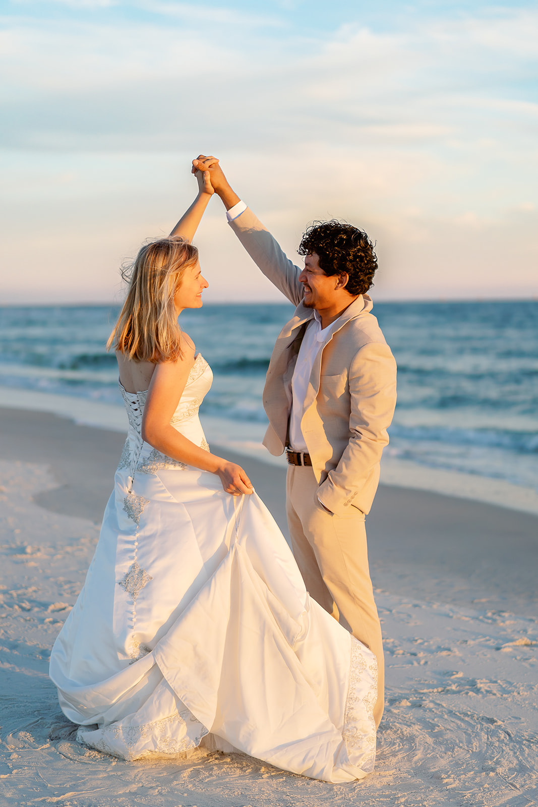 Aceituno bridal portraits, Dauphin Island