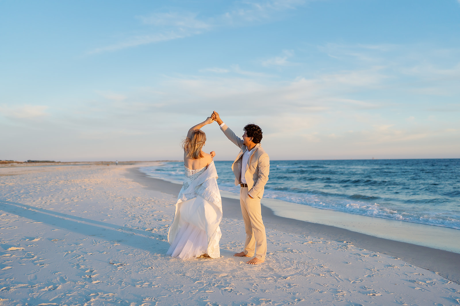 Aceituno bridal portraits, Dauphin Island