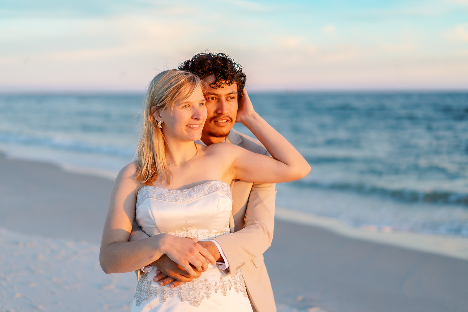 Aceituno bridal portraits, Dauphin Island