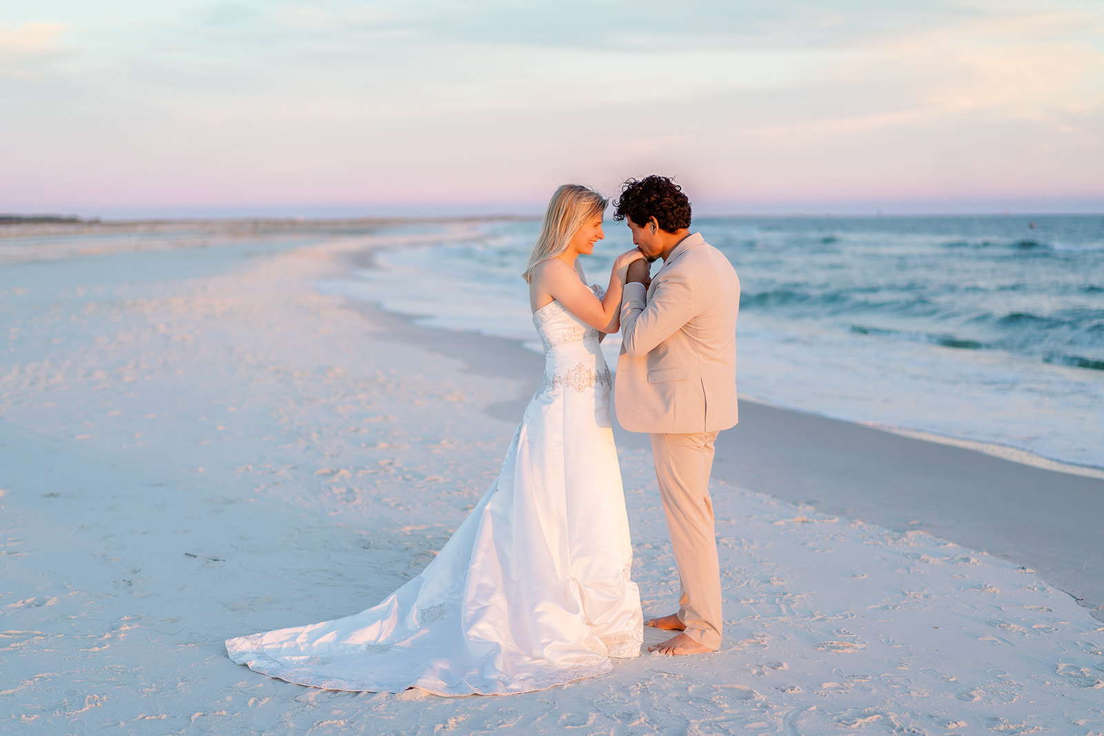 Aceituno bridal portraits, Dauphin Island
