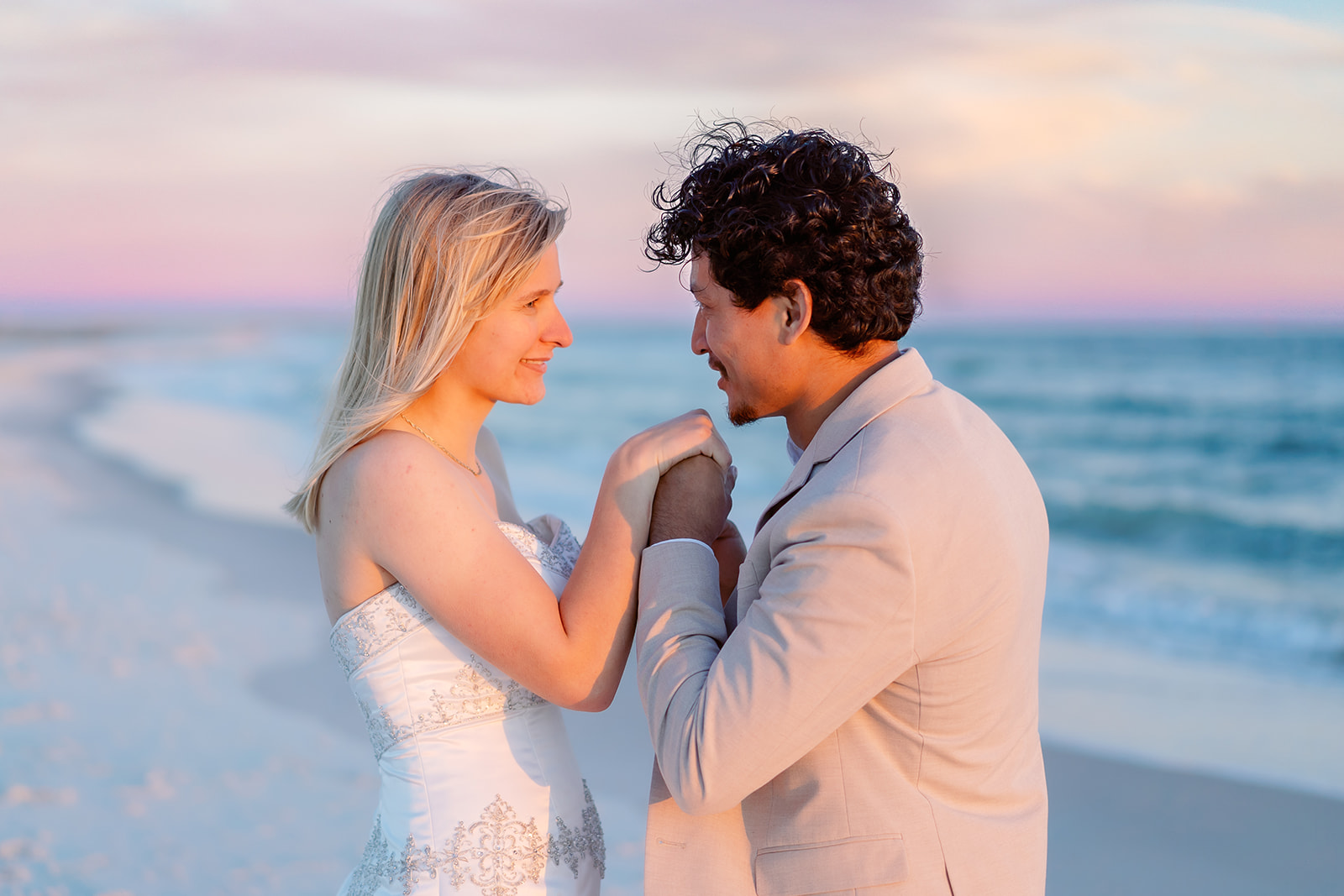 Aceituno bridal portraits, Dauphin Island