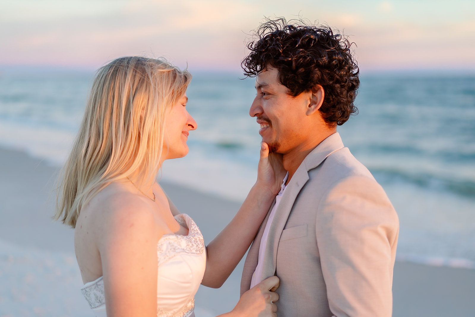 Aceituno bridal portraits, Dauphin Island