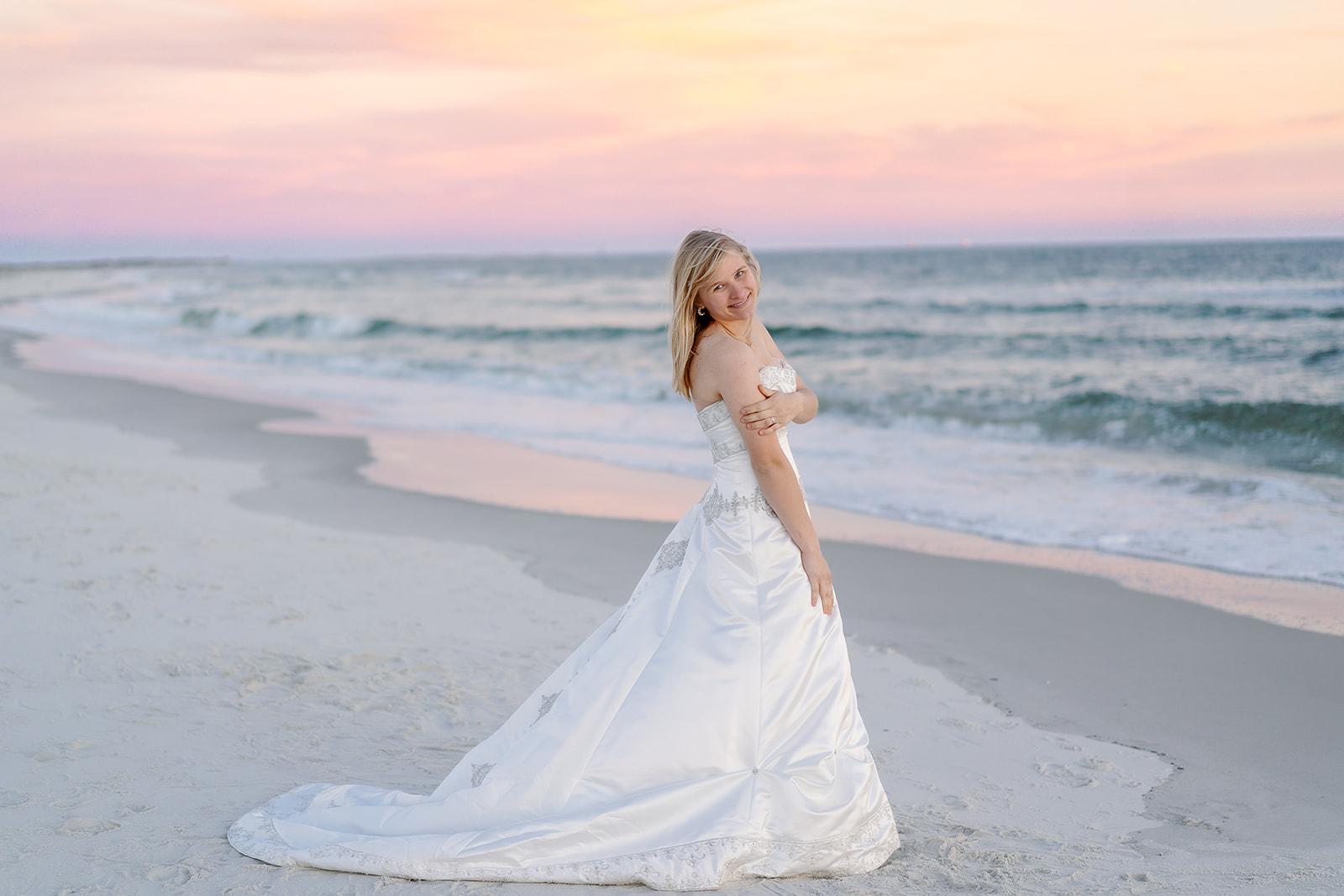 Aceituno bridal portraits, Dauphin Island