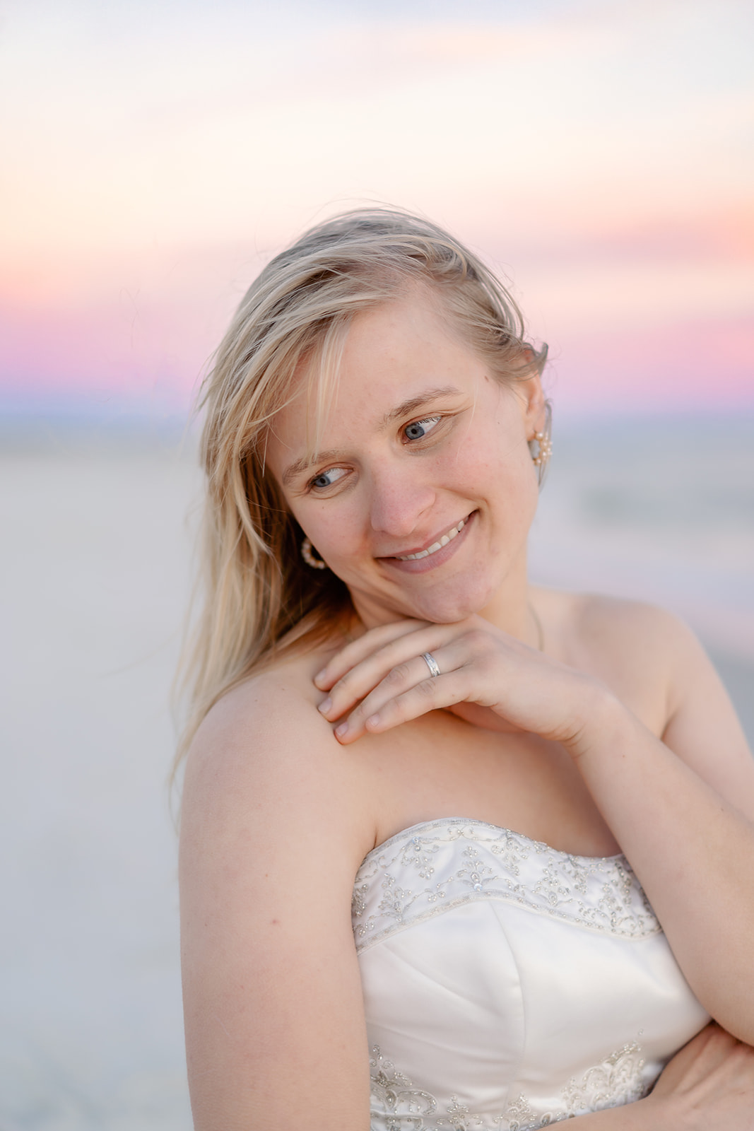 Aceituno bridal portraits, Dauphin Island