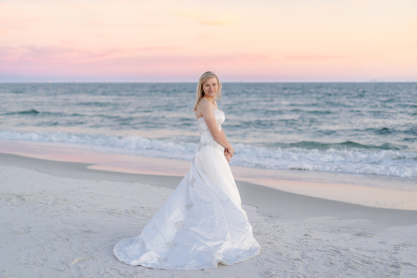 Aceituno bridal portraits, Dauphin Island