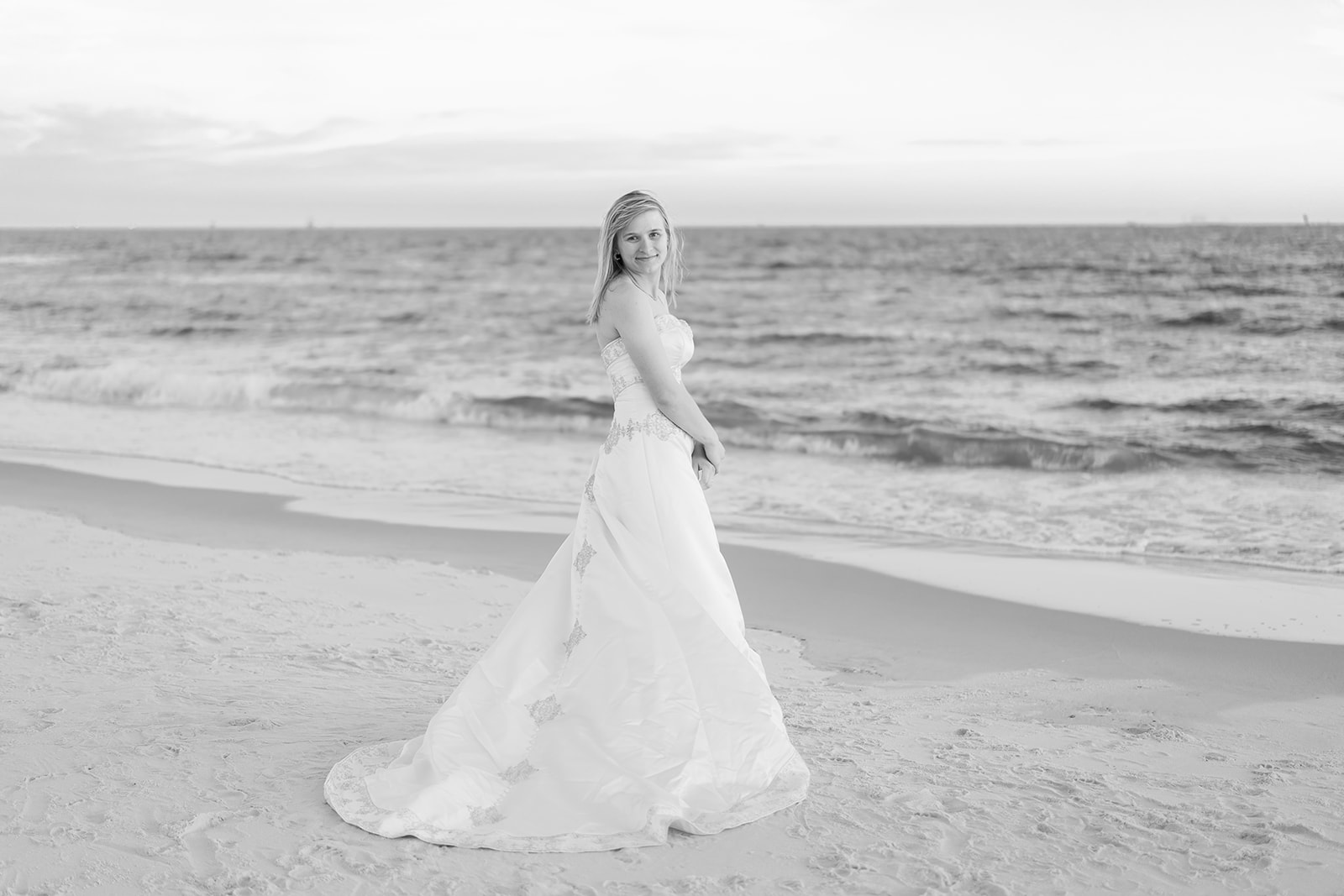 Aceituno bridal portraits, Dauphin Island