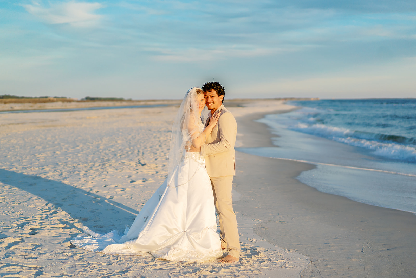 Aceituno bridal portraits, Dauphin Island