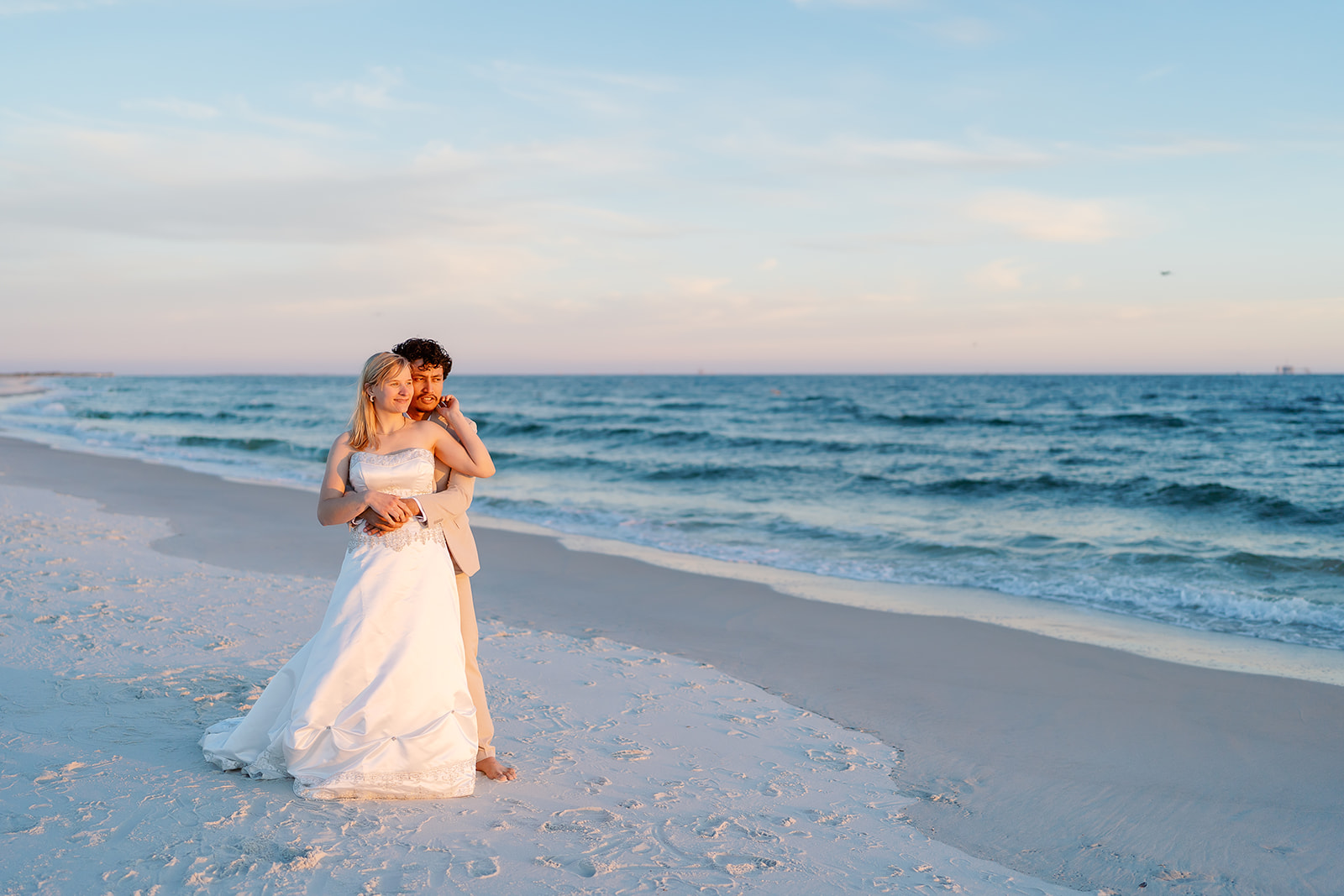 Aceituno bridal portraits, Dauphin Island
