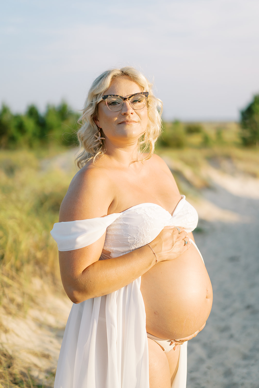 Hodges maternity session, Gulf Coast