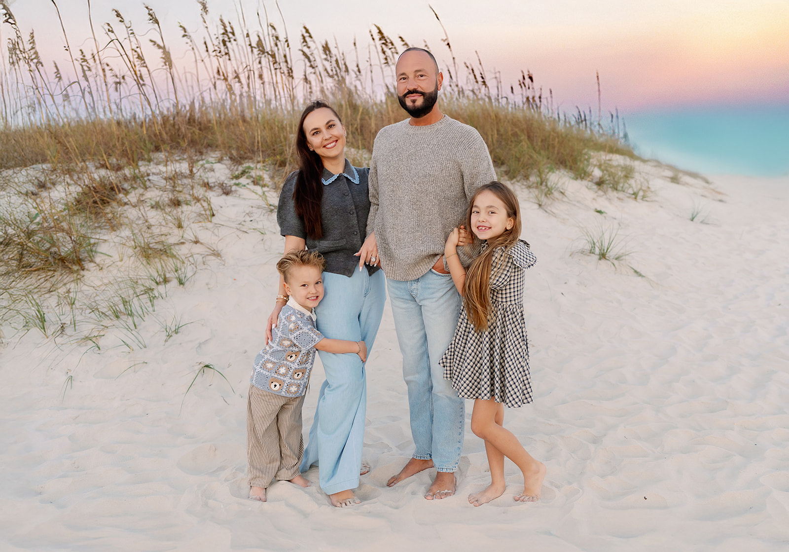 Lyutikova family, Dauphin Island