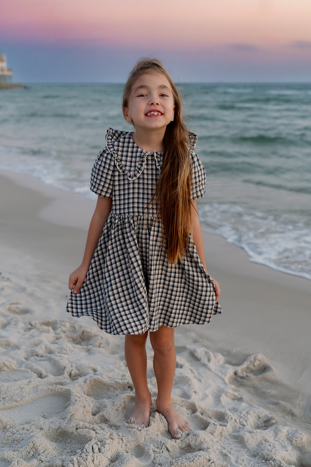Lyutikova family, Dauphin Island