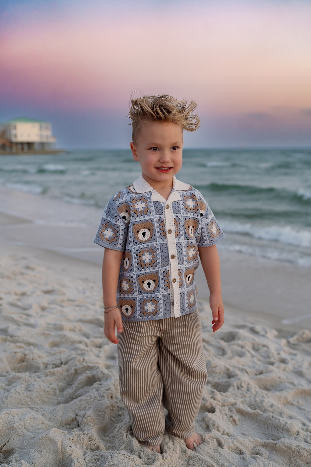 Lyutikova family, Dauphin Island