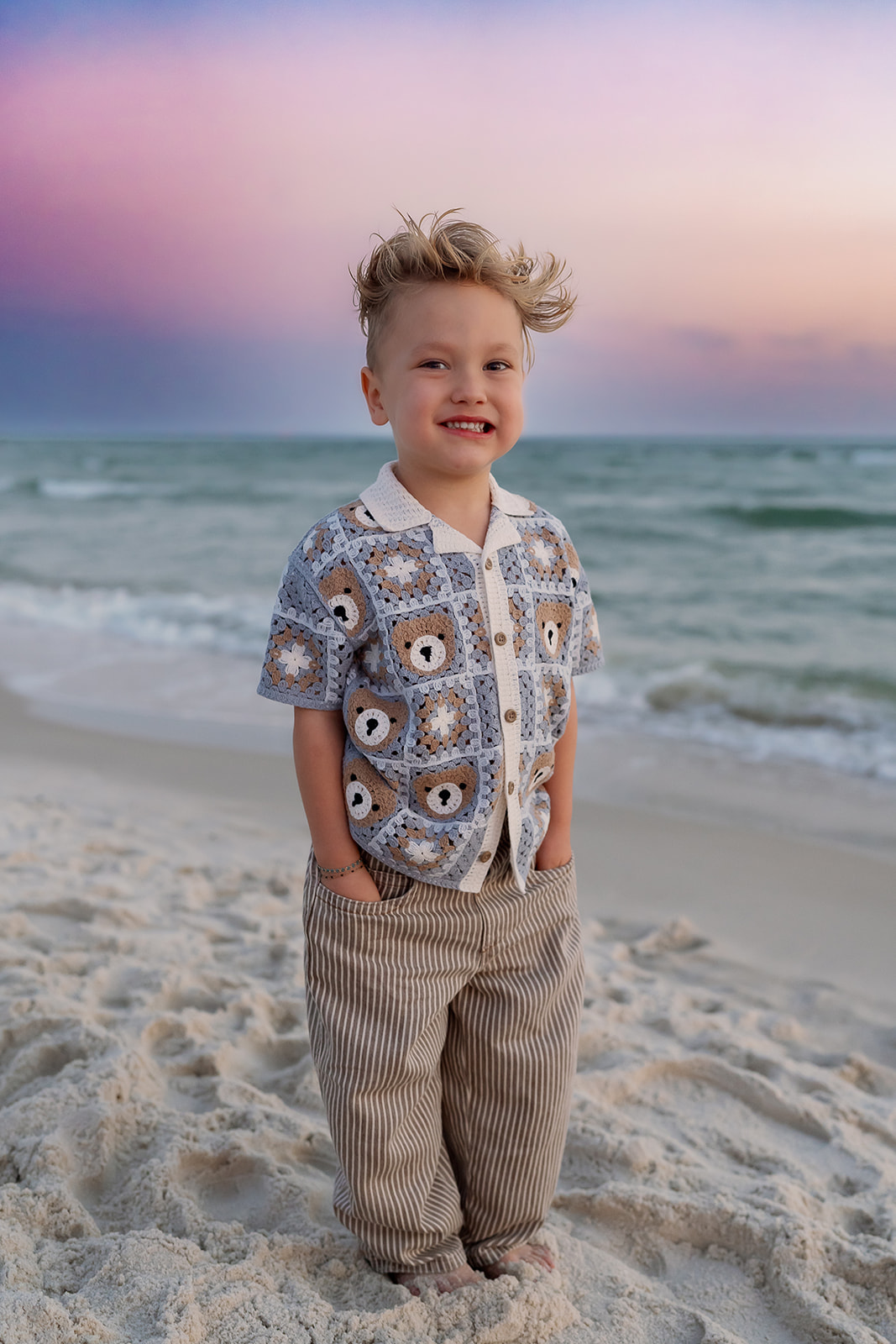 Lyutikova family, Dauphin Island