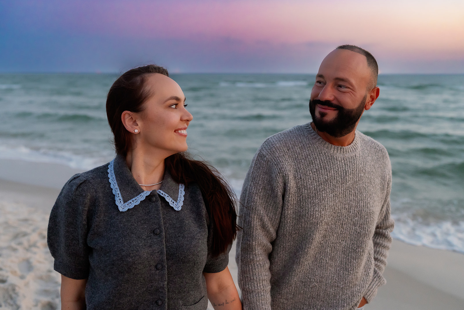 Lyutikova family, Dauphin Island
