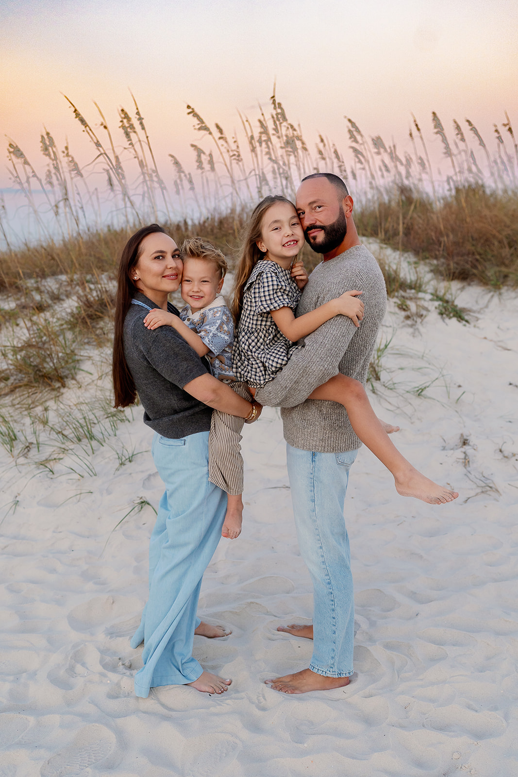 Lyutikova family, Dauphin Island