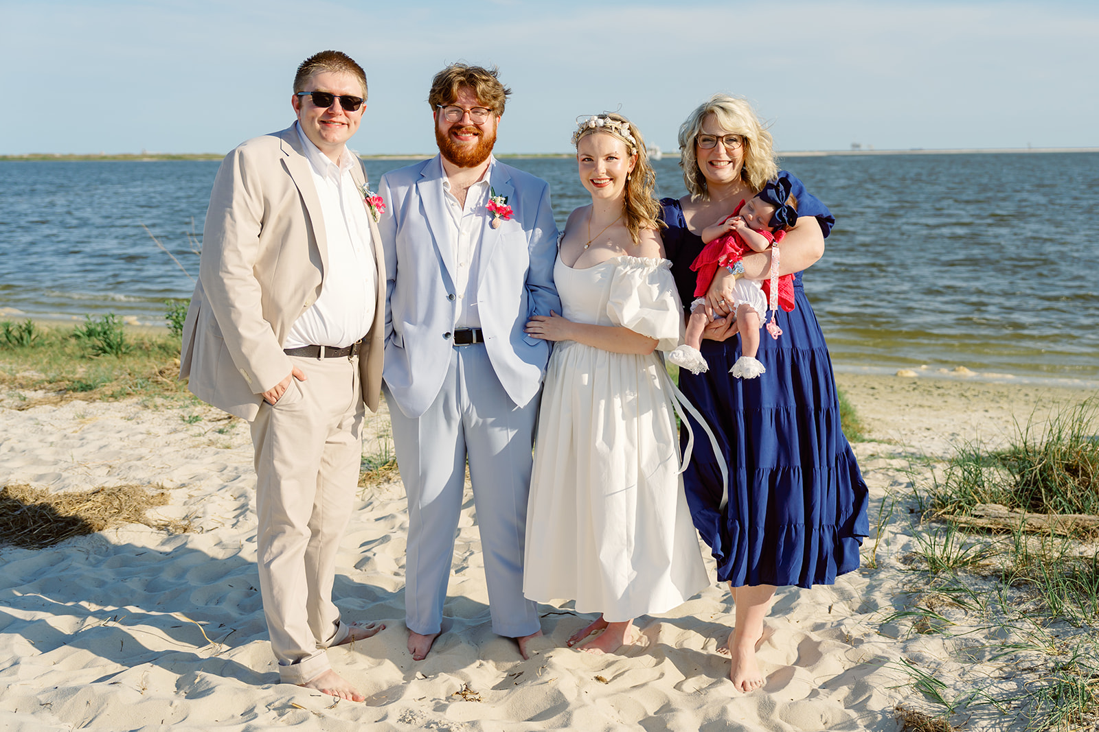 McGruder wedding, Dauphin Island