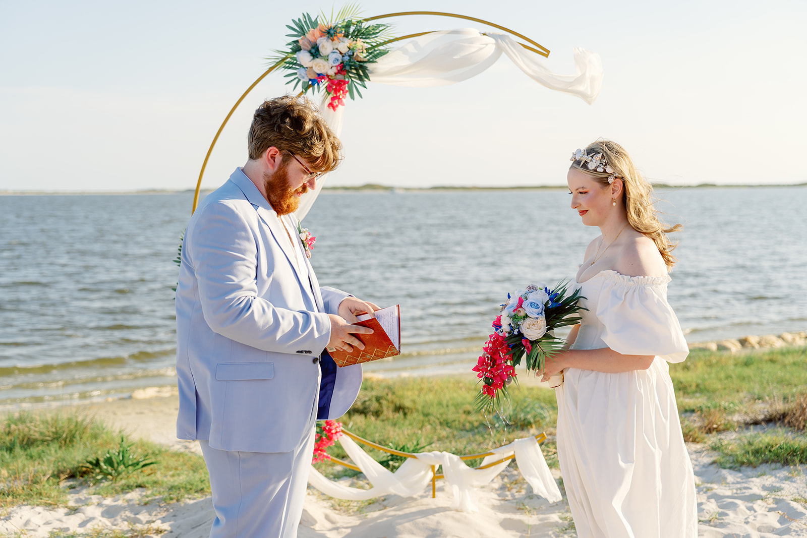 McGruder wedding, Dauphin Island