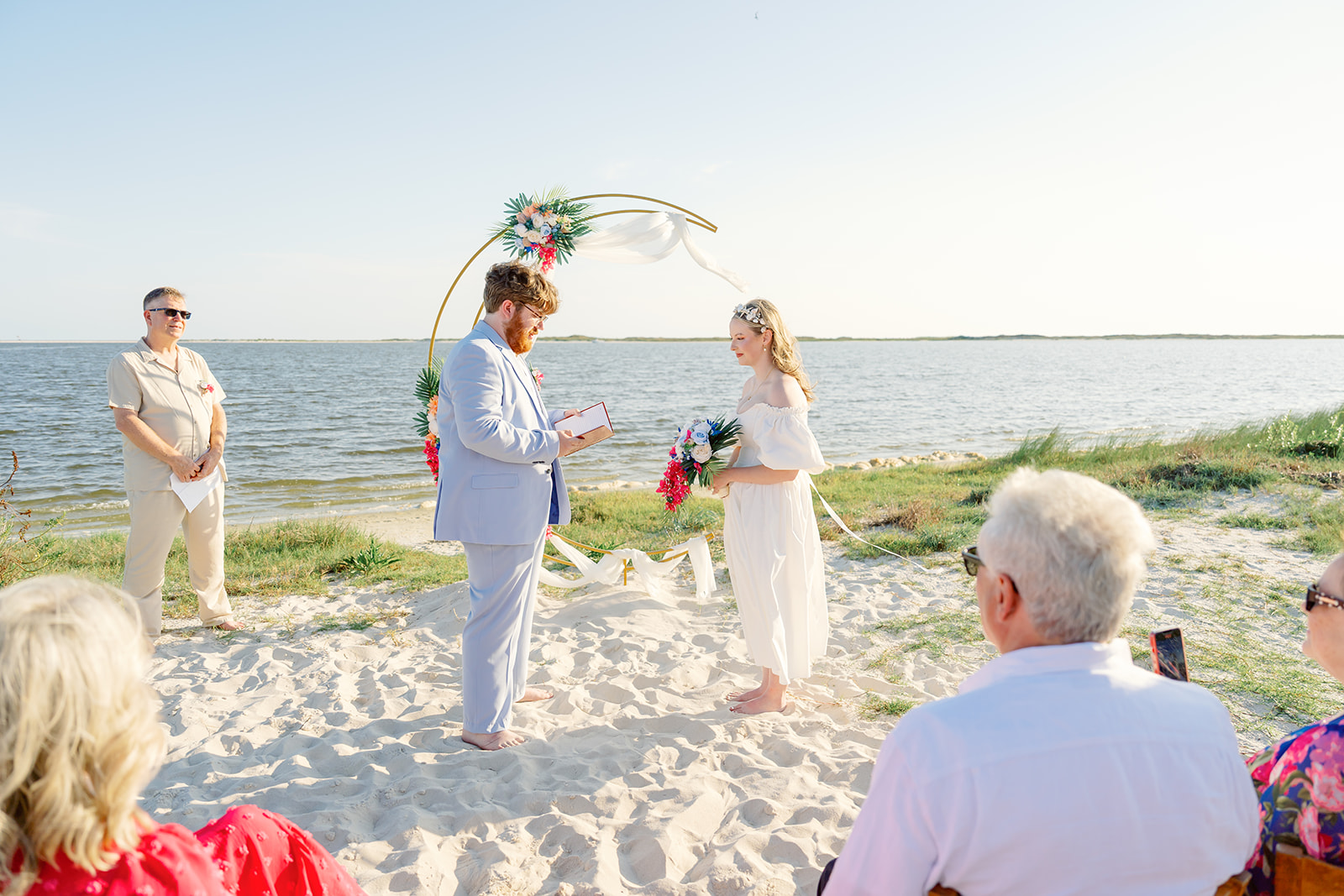 McGruder wedding, Dauphin Island