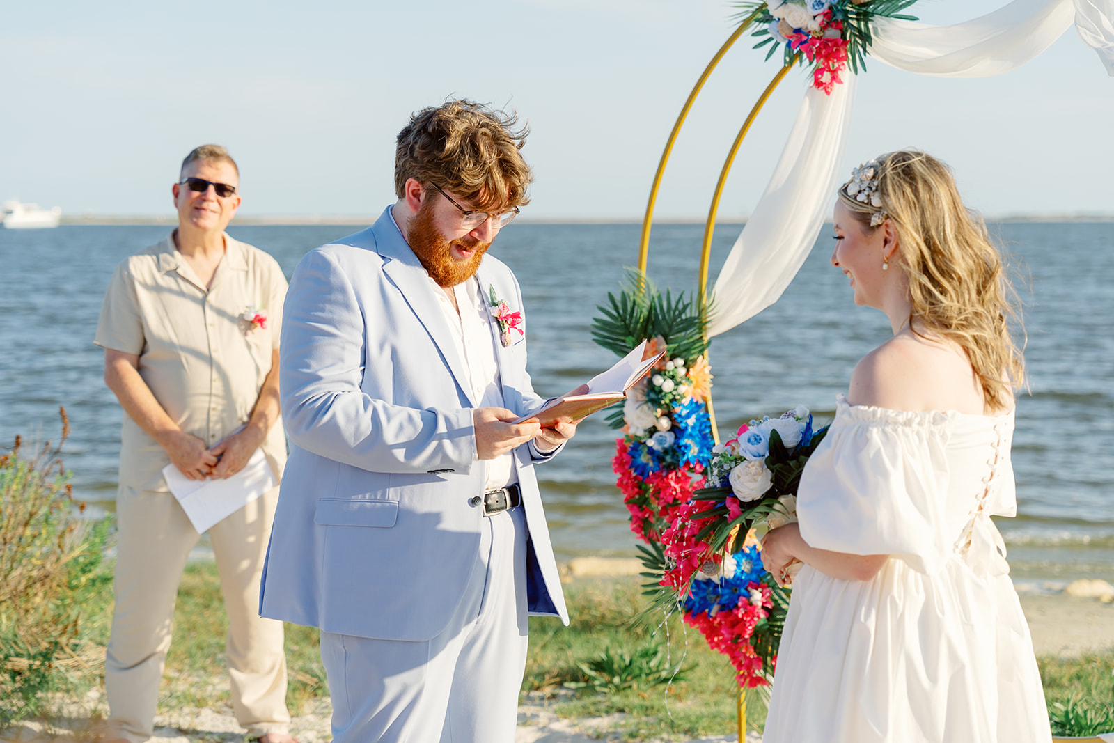 McGruder wedding, Dauphin Island