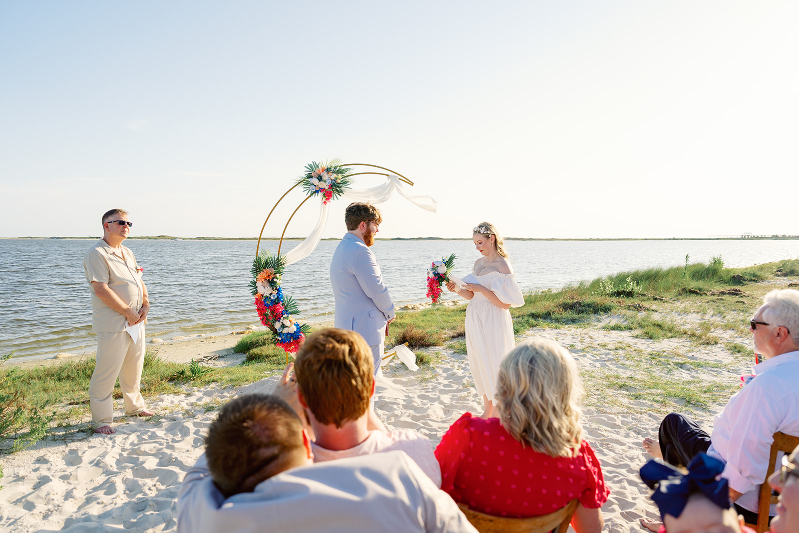 McGruder wedding, Dauphin Island