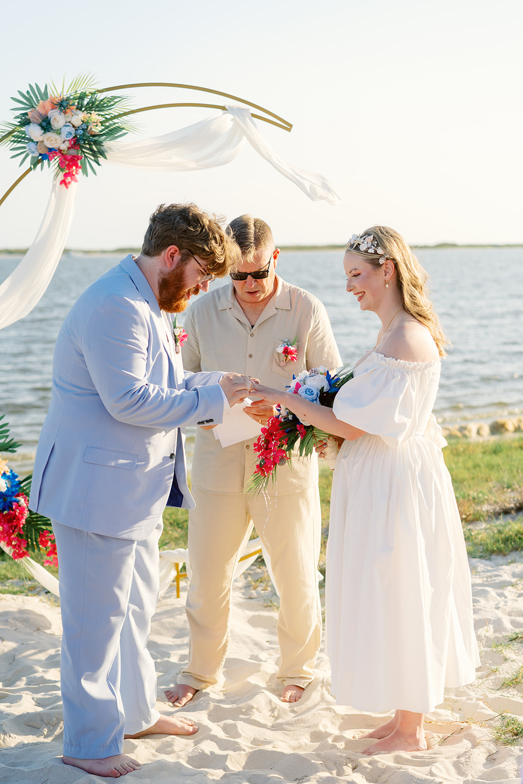 McGruder wedding, Dauphin Island