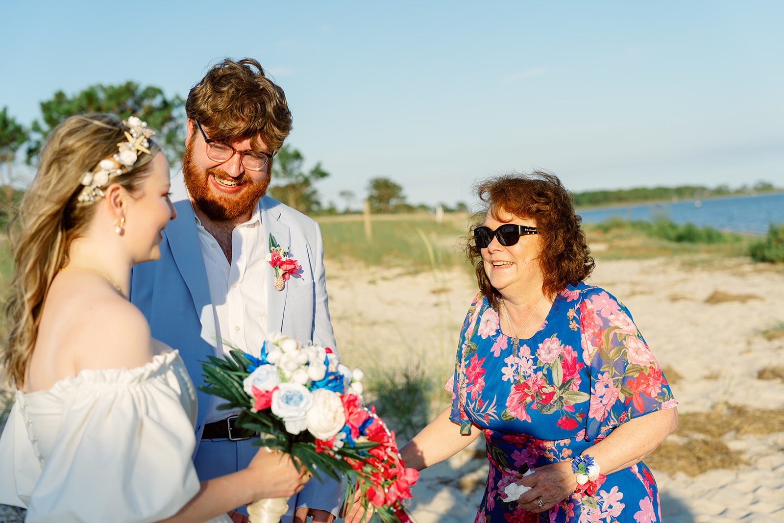 McGruder wedding, Dauphin Island