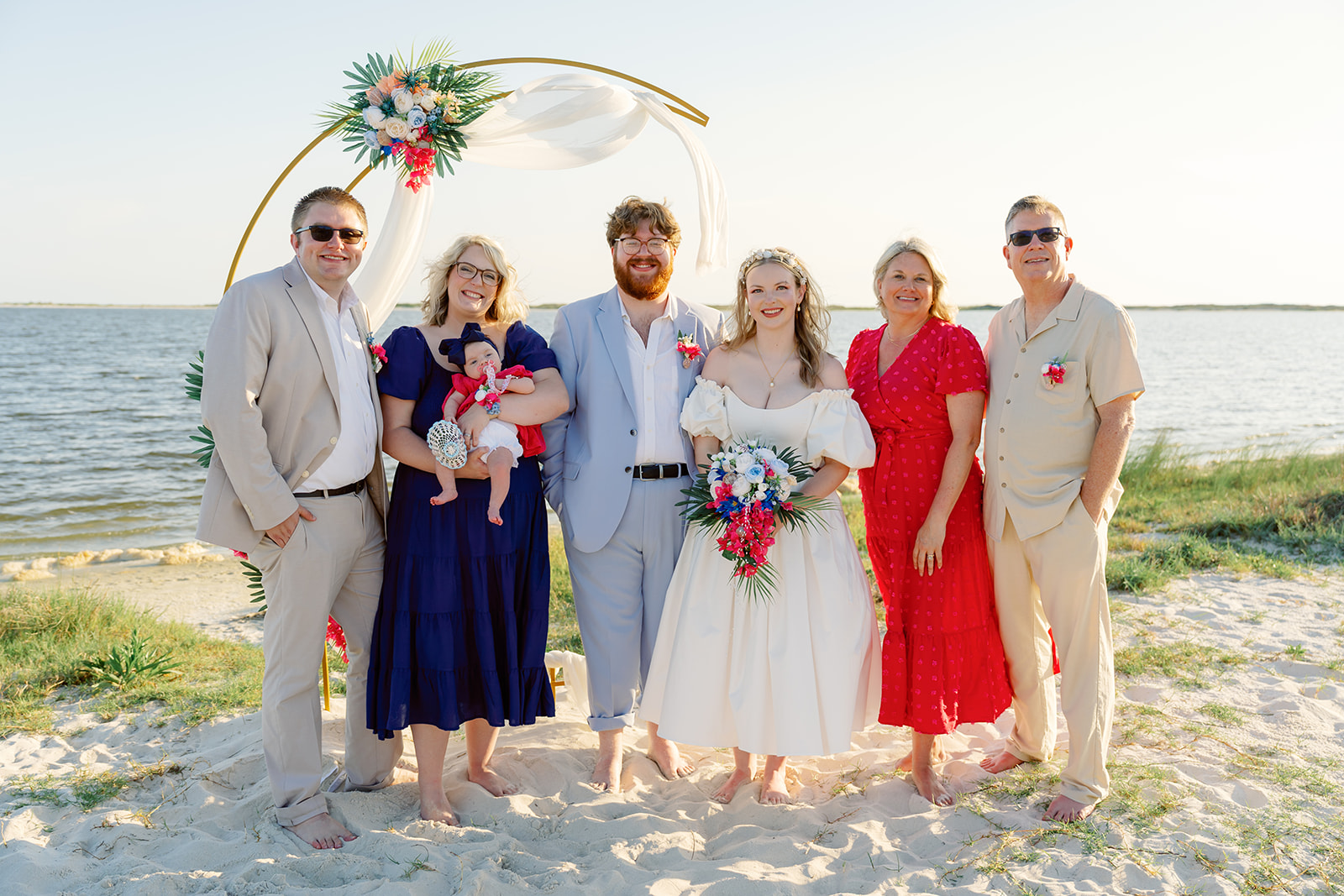 McGruder wedding, Dauphin Island
