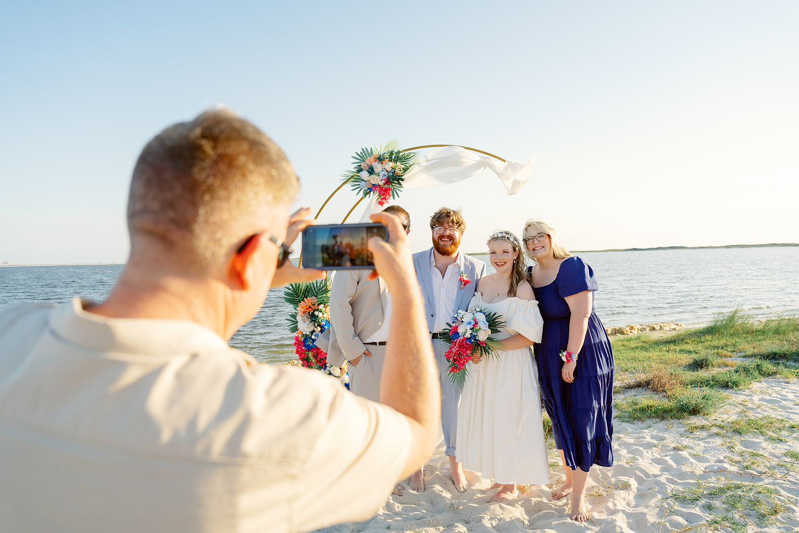 McGruder wedding, Dauphin Island