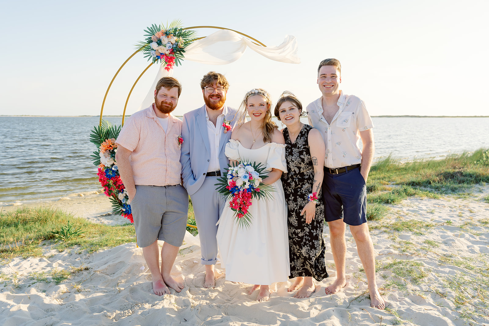 McGruder wedding, Dauphin Island