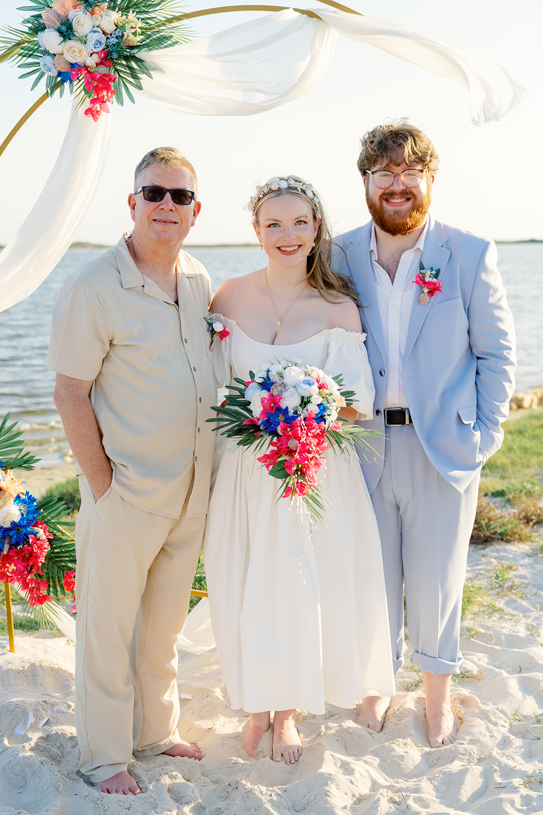 McGruder wedding, Dauphin Island
