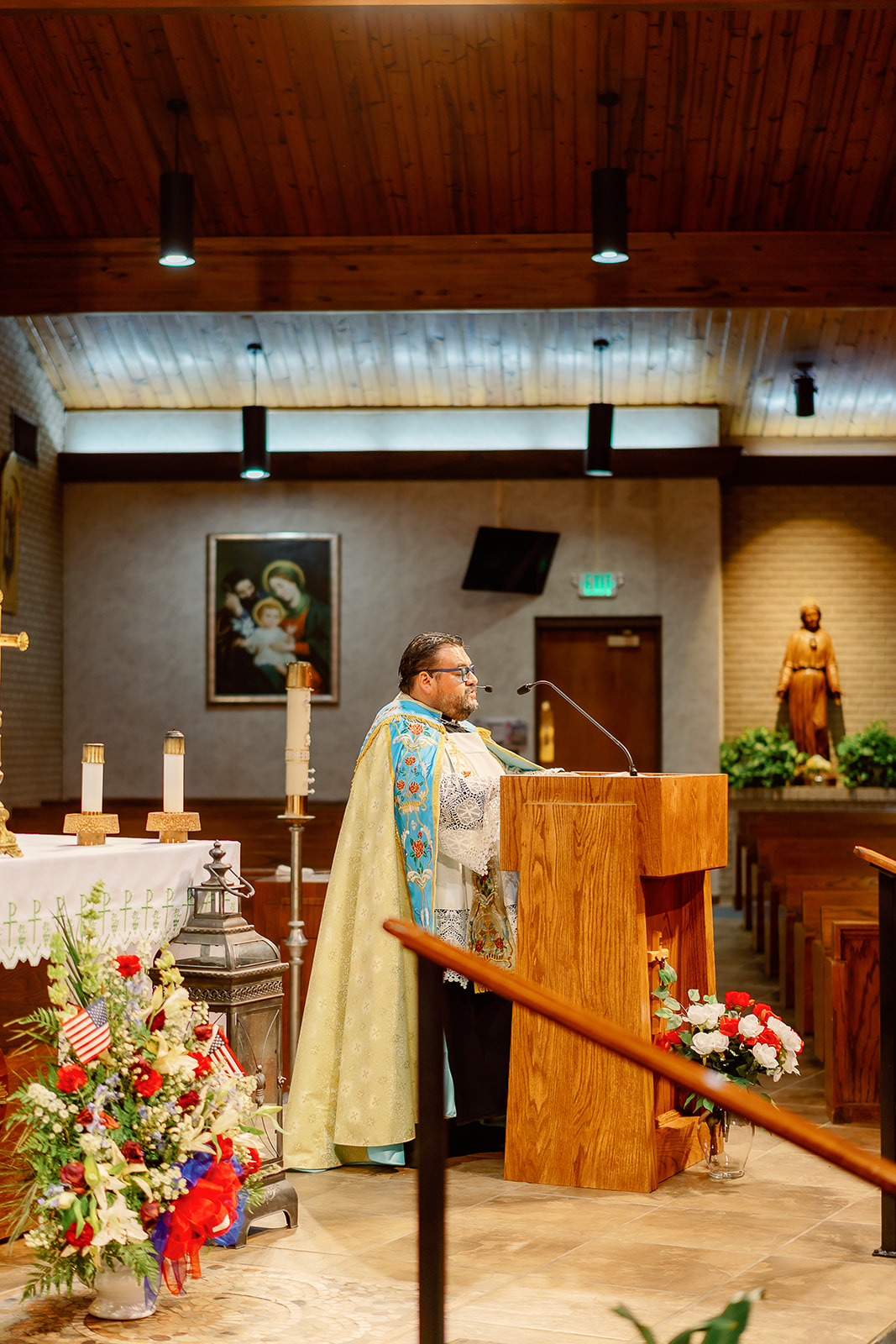 Trevino baptism at Sacred Heart Church in Pascagoula and The Old Place in Gautier